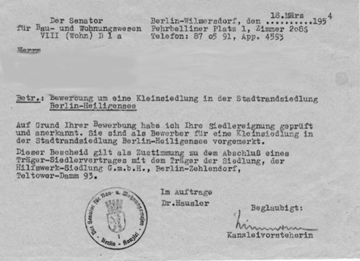 Bewerbung
